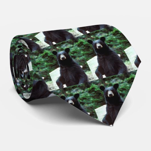 Mannen beer Stropdas (Opgerold)