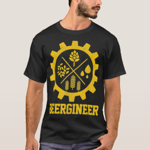 Mannen Beergineer Homebrew Brassage la maison Cade T-shirt