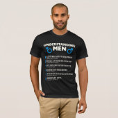 Mannen begrijpen t-shirt (Voorkant volledig)