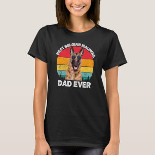 Mannen Belgische Malinois Papa Belgische herder T-shirt