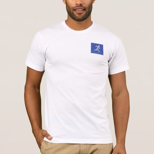 Mannen Bella Canvas AchillesBlog T-shirt (Voorkant)