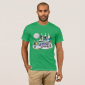 Mannen Bella Canvas Basic T-Shirt Vivid Kelly Grn (Voorkant volledig)