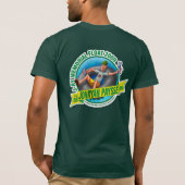 Mannen Bella Canvas (Forrest Green) T-shirt (Achterkant)