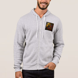 Mannen Bella+Canvas Full-Zip - Abstract 10 Hoodie