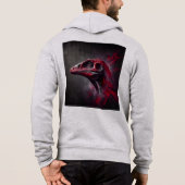 Mannen Bella+Canvas Full-Zip - Abstract 12 Hoodie (Achterkant)