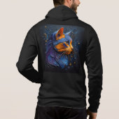 Mannen Bella+Canvas Full-Zip - Abstract 16 Hoodie (Achterkant)