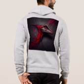 Mannen Bella+Canvas Full-Zip - Abstract 17 Hoodie (Achterkant)