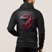 Mannen Bella+Canvas Full-Zip - Abstract 22 Hoodie (Achterkant)
