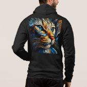 Mannen Bella+Canvas Full-Zip - Abstract 27 Hoodie (Achterkant)