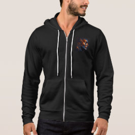 Mannen Bella+Canvas Full-Zip - Abstracte kunst 2 Hoodie
