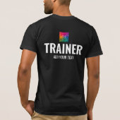 Mannen Bella+Canvas Korte hoes Trainer Coach T-shirt (Achterkant)