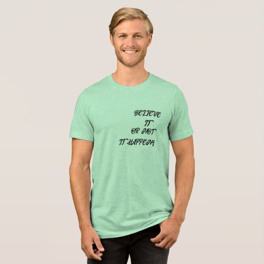Mannen Bella Canvas T-shirt (Voorkant volledig)