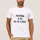 Mannen Bella Canvas T-shirt-Play Golf T-shirt (Voorkant)
