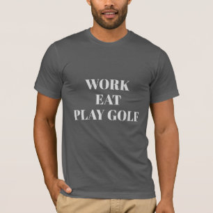 Mannen Bella Canvas T-shirt-Play Golf T-shirt