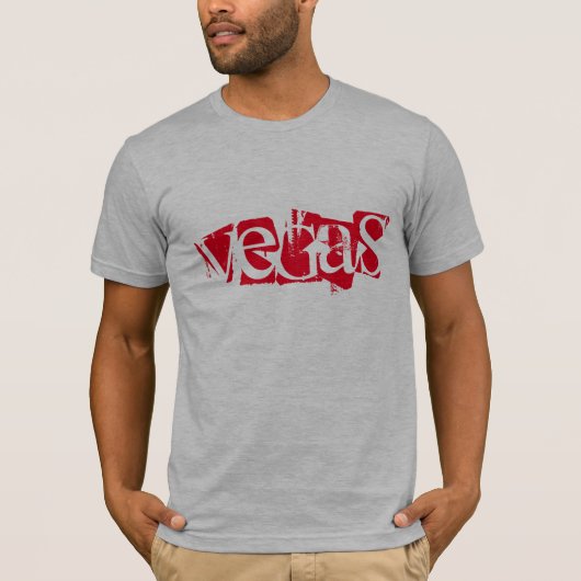Mannen Bella Canvas T-Shirt-Vegas T-shirt (Voorkant)