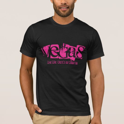 Mannen Bella Canvas T-Shirt-Vegas T-shirt (Voorkant)
