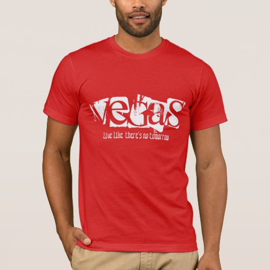 Mannen Bella Canvas T-Shirt-Vegas T-shirt (Voorkant)