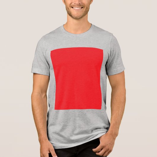 Mannen Bella+Canvas Tri-blend T-shirt (Voorkant)