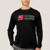 Mannen Bella+Canvas Tri-blend T-shirt met lange mo (Voorkant volledig)