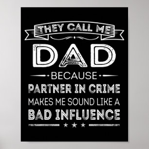 Mannen bellen papa omdat partner in misdaad grappi poster