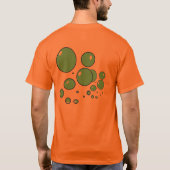 Mannen belletjes voor en achter t-shirt (Achterkant)