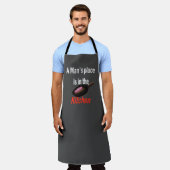 Mannen Belong in de keuken, Funny Schort (Gedragen)