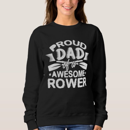 Mannen bemanning papa roeier roeigeschenk regatta trui (Voorkant)