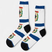 Mannen bemanning sokken met vlag van West Virginia (Links)