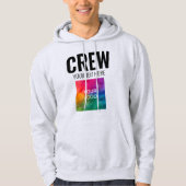 Mannen bemanningsdraden Voorzijde & Achterzijde Vo Hoodie (Voorkant)