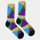 Mannen bemanningsleden sokken met de vlag van Mani (Rechts)