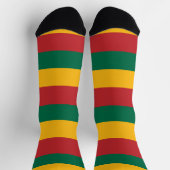 Mannen bemanningslid sokken met de vlag van Litouw (Top)