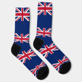 Mannen bemanningslid sokken met vlag van Nieuw-Zee (Rechts)