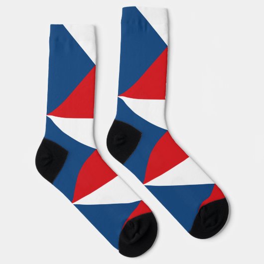 Mannen bemanningslid sokken met vlag van Tsjechië (Rechts)