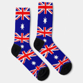 Mannen bemanningssokken met Australische vlag. Sokken (Rechts)