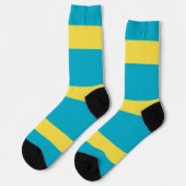 Mannen bemanningssokken met vlag van Bahama's Sokken (Links)