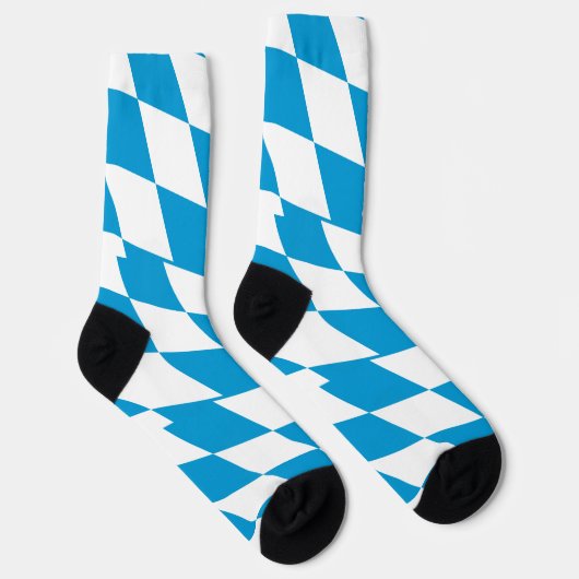 Mannen bemanningssokken met vlag van Beieren, Duit Sokken (Rechts)