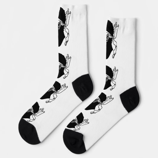 Mannen bemanningssokken met vlag van Corsica, Fran Sokken