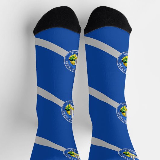 Mannen bemanningssokken met vlag van Las Vegas Sokken (Top)