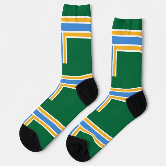 Mannen bemanningssokken met vlag van Portland, Ore Sokken (Links)