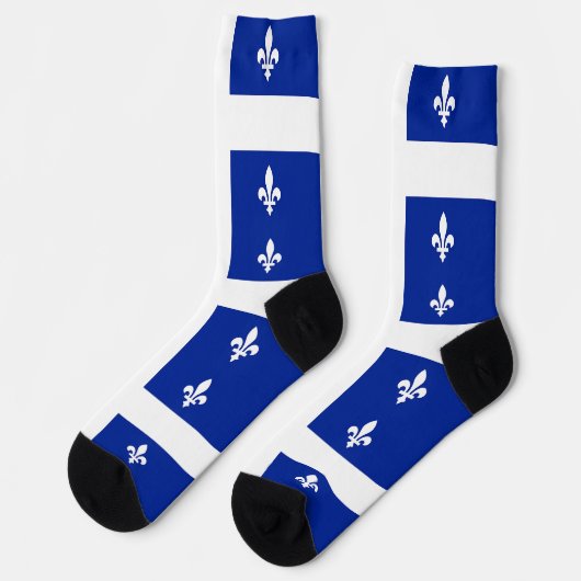 Mannen bemanningssokken met vlag van Quebec, Canad Sokken (Links)