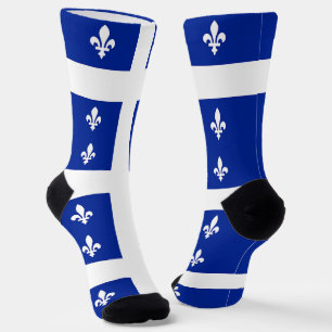 Mannen bemanningssokken met vlag van Quebec, Canad Sokken