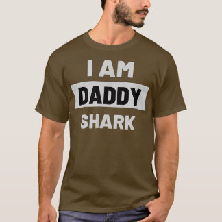 Mannen ben ik DADDY SHARKGift voor papa T-shirt