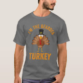 Mannen ben ik de gedekte dag van de Thanksgiving i T-shirt (Voorkant)