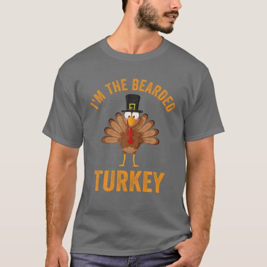 Mannen ben ik de gedekte dag van de Thanksgiving i T-shirt (Voorkant)