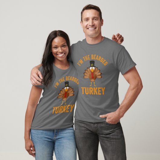 Mannen ben ik de gedekte dag van de Thanksgiving i T-shirt (Unisex)