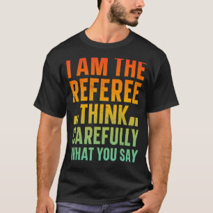 Mannen ben ik de referentie-Voetbal T-shirt