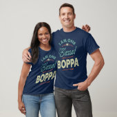Mannen ben ik een Boppa vader opa Gift T-shirt (Unisex)