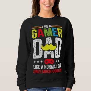 Mannen ben ik een gamer vader als een normaal pap trui