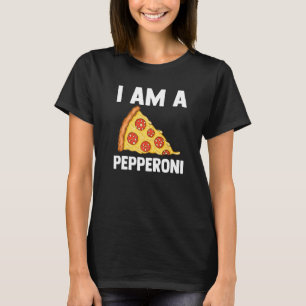 Mannen ben ik een pepperoni perfect Italiaans maal T-shirt