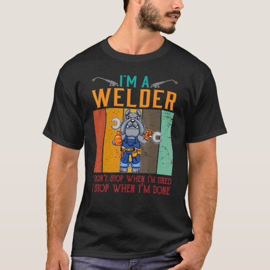 Mannen ben ik een zwoerd die ik niet stop als ik e t-shirt (Voorkant)